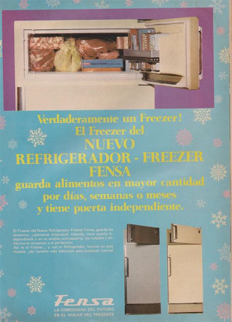 Refrigeradores FENSA, Publicidad | Publicidad, Anuncios antiguos ...
