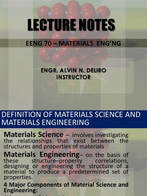Image result for Materials Science and Engineering Lecture Notes