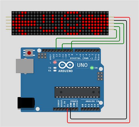Arduino MAX7219 SPI 的图像结果