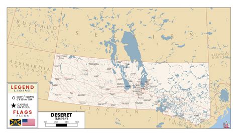 Road Map of the State of Deseret, 2012. : r/imaginarymaps
