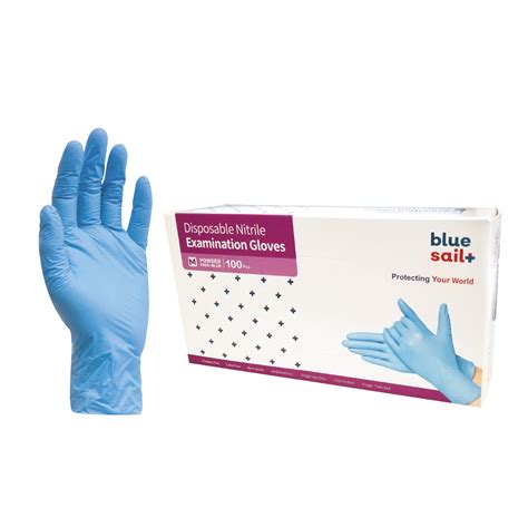 Blue Sail+ NITRILE EXAMINATION GLOVES POWER FREE - Medimart 樂康軒