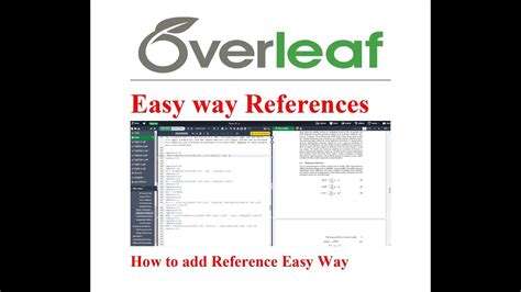Image result for Overleaf Reference