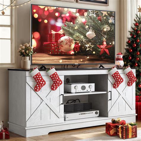 Yitahome Tv Stand For 65 Inch Tv Farmhouse Entertainment Center ...