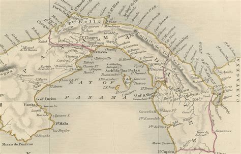 Crossroads of Empires: A John Tallis Map of the Isthmus of Panama, 1851 ...