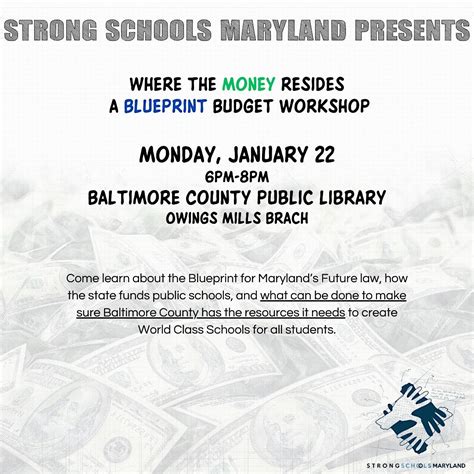 Blueprint Budget Workshop-Baltimore County, Owings Mills Branch of the ...