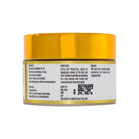 24K Gold Radiance Face Scrub – Swarnak 24K Gold Ayurveda