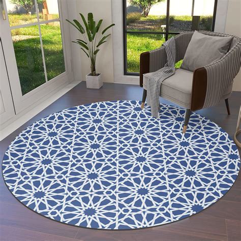 Amazon.com: Area Rug Geometric Floor Rugs Non-Slip Backing Living Room ...