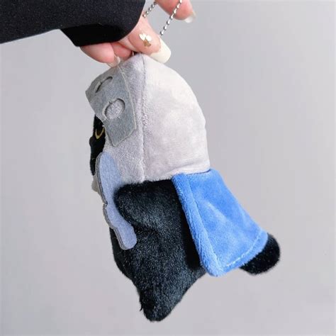 Accompanying Doll Shield Knight Cat Plush Doll Detachable Cute Silly ...