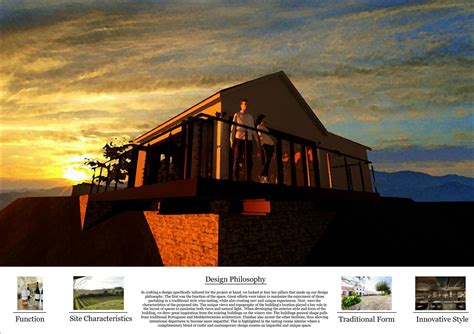 Architecture project // Spanish Tiles and Finished Sandstone Define a Vineyard Tasting Room