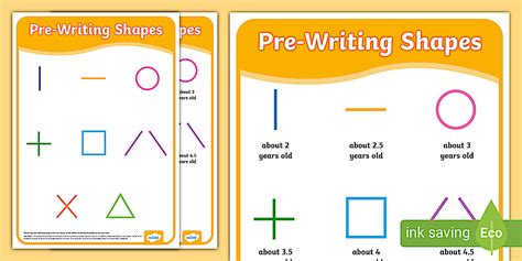 Image result for Pre Writing Shapes