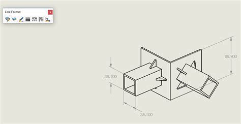 Image result for SolidWorks Drawing Dimensions Gray
