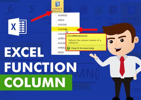 Image result for Excel Column Function