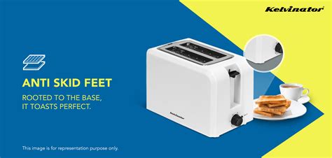 Kelvinator 2 Slice Pop Up Toaster KPTP0012S