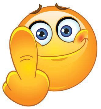 Flip Off Emoji (☍) | Emoticons engraçados, Figurinhas engraçadas ...