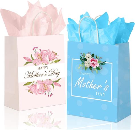Amazon.com: BLEWINDZ 16 Pcs Mother's Day Bags with 16 Pcs Tissue Papers ...