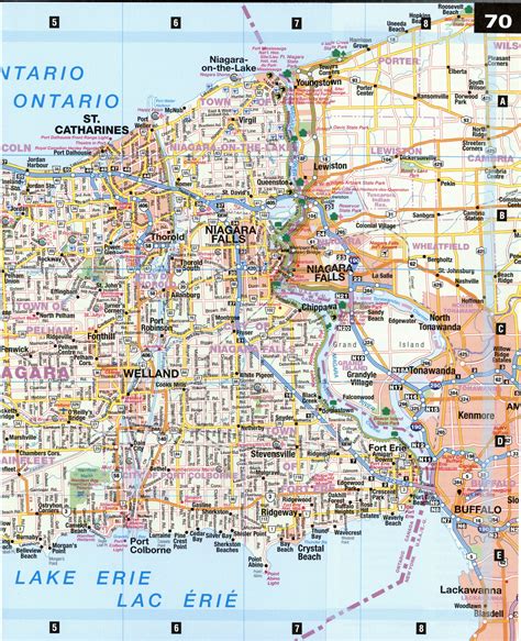 Niagara Falls Street Map Niagara Falls | Facts, Geology, & History