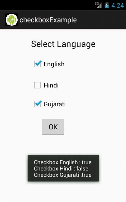 Multiple Checkbox Android 的图像结果
