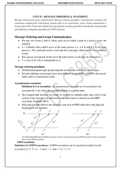 DS UNIT2 CS8603-converted 230222 185657 - UNIT II - MESSAGE ORDERING ...