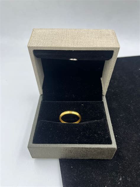 1 GRAM GOLD FORMING PLAN RING FOR MEN DESIGN A-475 – Radhe Imitation