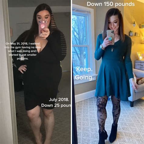 TikToker Shows Off 160-Lb Weight Loss After Following The 80-20 Rule ...