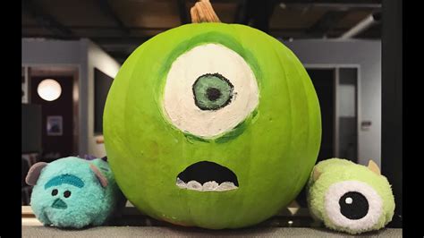 Monsters Inc Mike Wazowski pumpkin | Mike from monsters inc, Mike ...