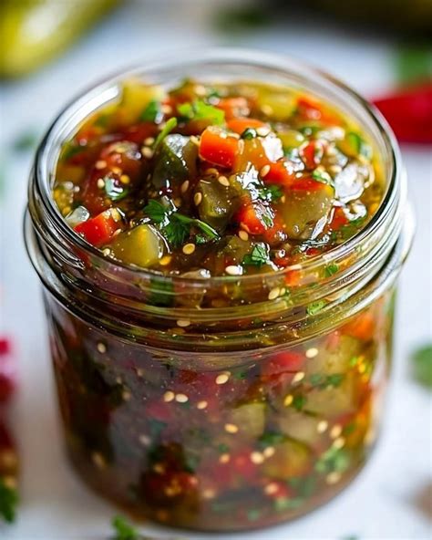 Sweet And Spicy Zucchini Relish Recipe