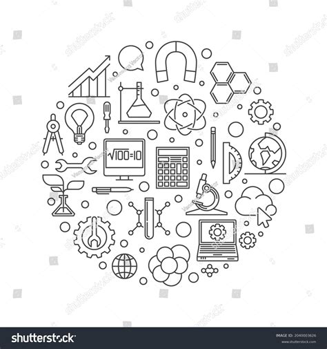 Science Technology Engineering Mathematics Vector Design 的图像结果