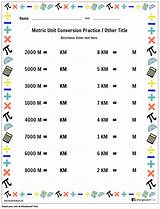 Grade 6 Measurement Worksheets: Metric lengths (mm, cm, m and km ...