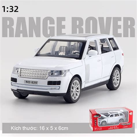 Xe ô tô mô hình Land Rover - Ranger Rover tỉ lệ 1:32 khung hợp kim mở ...