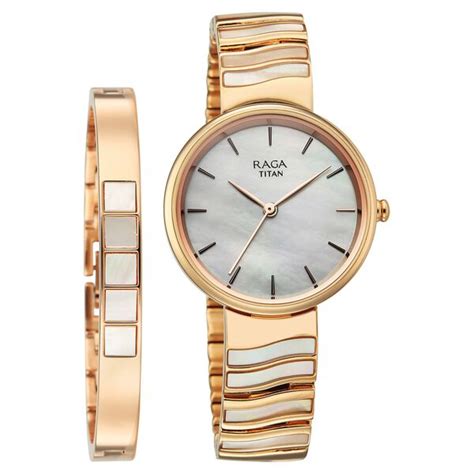 Buy Online Titan Raga Power Pearls Quartz Analog Mother of Pearl Dial ...