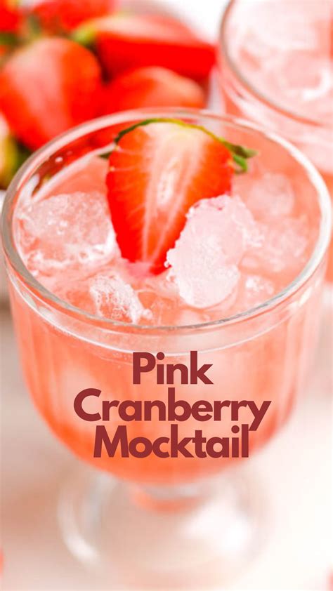 9 Best Pink Mocktails to Drink | Recipe | Cranberry mocktail, Drinks ...
