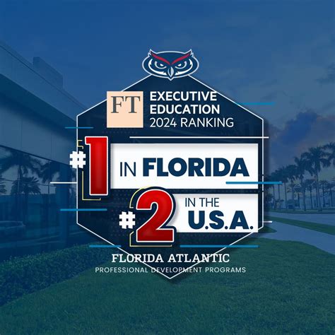 We are excited to share that the Florida Atlantic Executive Education ...