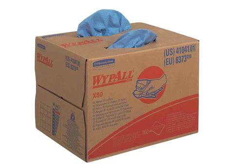 8294 WYPALL | WYPALL WypAll X80 Blue Cloths for General Cleaning, Dry ...