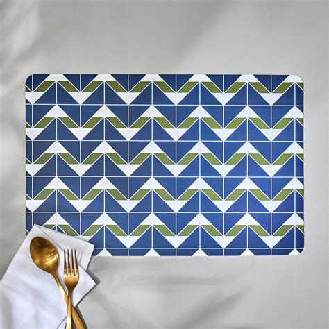 Buy Mandarin Set of 6 Polypropylene Printed Placemats from Home Centre ...