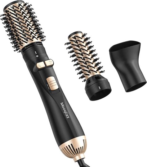Mooqlizz Rotating Hair Dryer Brush, 3 in 1 Round Hot Air Spin India | Ubuy