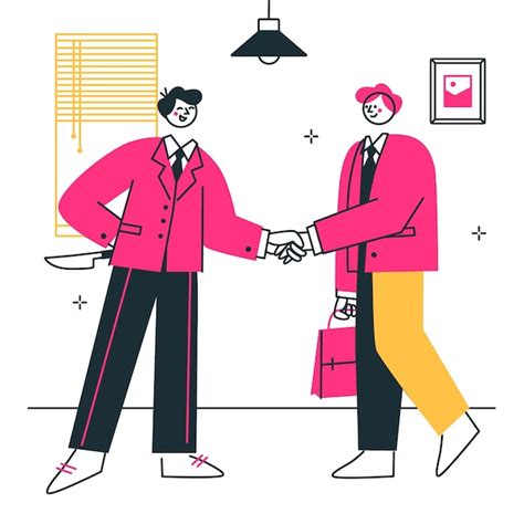 Betrayal in business concept illustration | Premium Vector