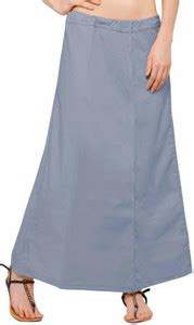 SGWomenCreation Grey Cotton Petticoat - Saree Inskirt Underskirt easy ...