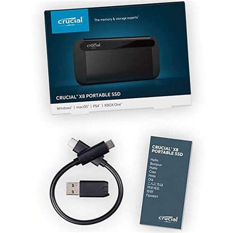 Buy CRUCIAL X8 1TB Portable Solid State Drive (SSD) | EliteHubs.com