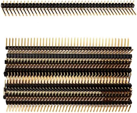 Chanzon Pin Header Strip for Arduino Gpio 40 pin x 10pcs Male Headers ...
