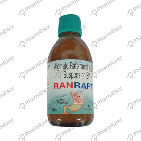 Ranraft Mint Flavour Sugar Free Bottle Of 200ml Suspension: Uses, Side ...