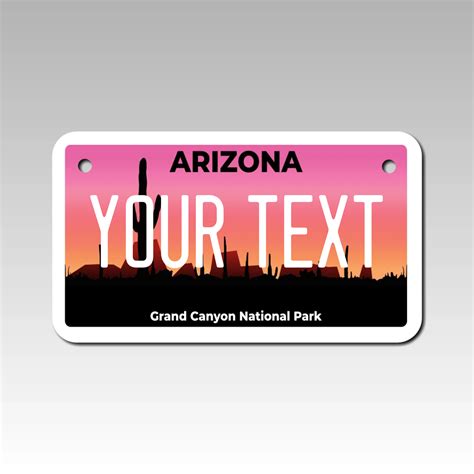 Personalized Arizona License Plates - Custom Plate Pros