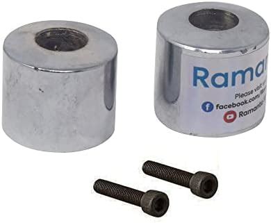 Ramanta Bullet Metal Handle Bar Ends, Heavy Handlebar Weights ...