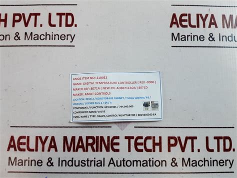 8071D 000D-aa Digital Temperature Controller – Aeliya Marine