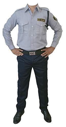 REGALIA Men's Security Guard Uniform (APC Grey Shirt - Blue Matty ...
