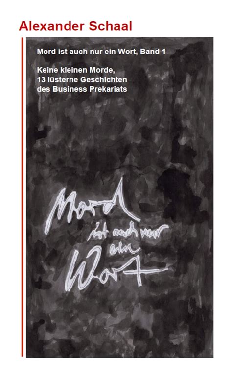 Mord ist auch nur ein Wort: Band 1: keine kleinen Morde (German Edition ...