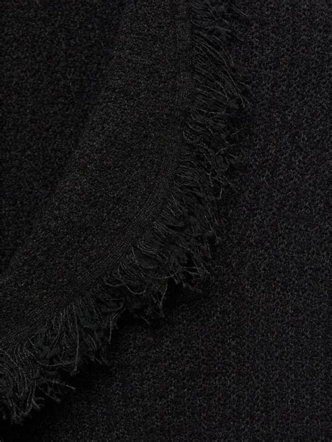 Mango Fringed Sleeveless Top, Black