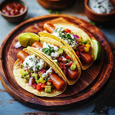 Fiesta-Worthy Mexican Hot Dog Tacos Recipe for Taco Night - Cooking Crusade