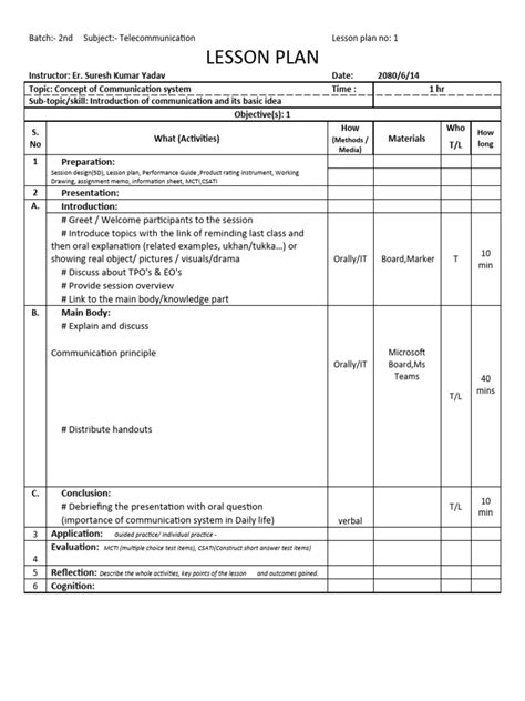 Key Business Communication Lesson Plan 的图像结果