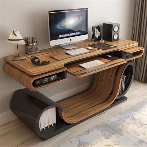 Image result for Computer Table Design for Homewith Printer