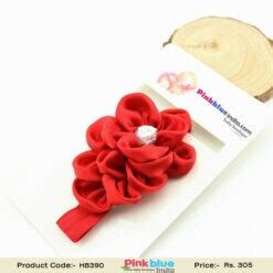 Buy Designer Red Floral Wedding Dress for Baby Girl in India